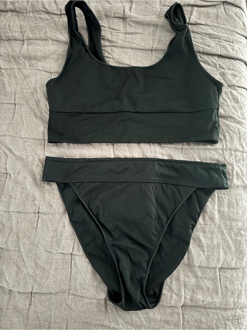 It’s Now Cool Women’s Black Two-Piece Swim Set